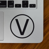 Vegan V Sticker